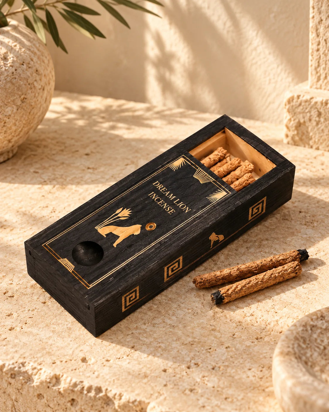 the wish granter incense limited wooden box
