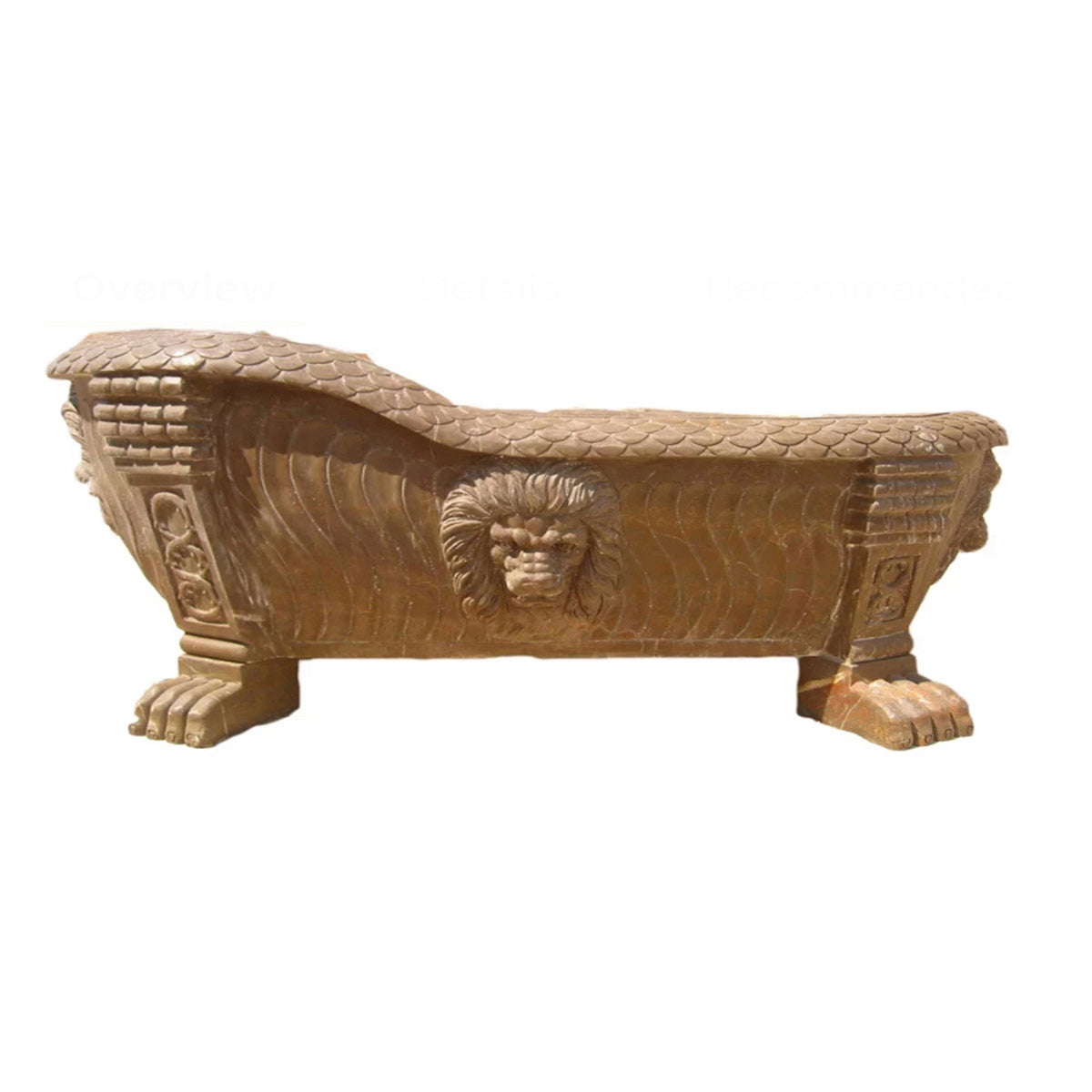 Luxurious marble stone bath tub