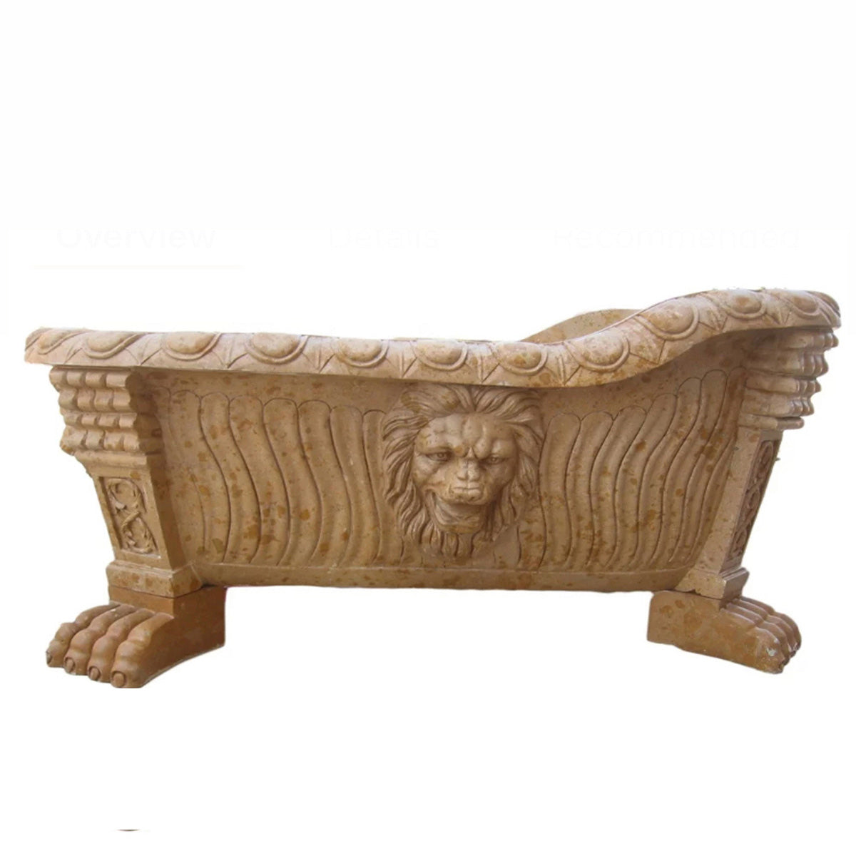 Luxurious marble stone bath tub